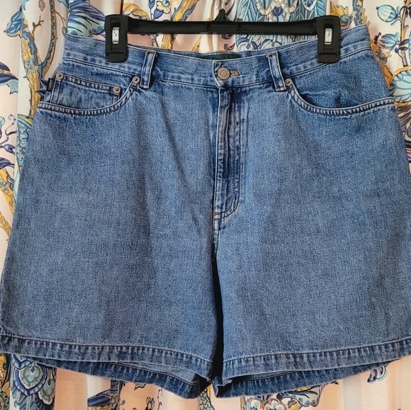 Vintage Lauren Co 1967 Ralph Lauren Jean Shorts - Picture 2 of 6